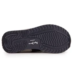 PEPE JEANS Baskets à scratch london nut brown suédine Enfant BLEU FONCE Discount