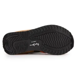 PEPE JEANS Baskets à scratch london nut brown suédine Enfant ORANGE Sale
