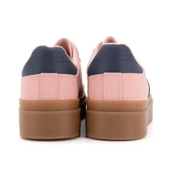 BURTON OF LONDON Baskets à semelle gomme sterna double bandes Femme ROSE Online