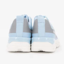 BURTON OF LONDON Baskets arcade à lacets avec semelle épaisse Enfant BLEU CIEL New