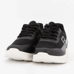 BURTON OF LONDON Baskets arcade à lacets avec semelle épaisse Enfant NOIR Clearance