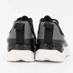 BURTON OF LONDON Baskets arcade à lacets avec semelle épaisse Enfant NOIR Clearance