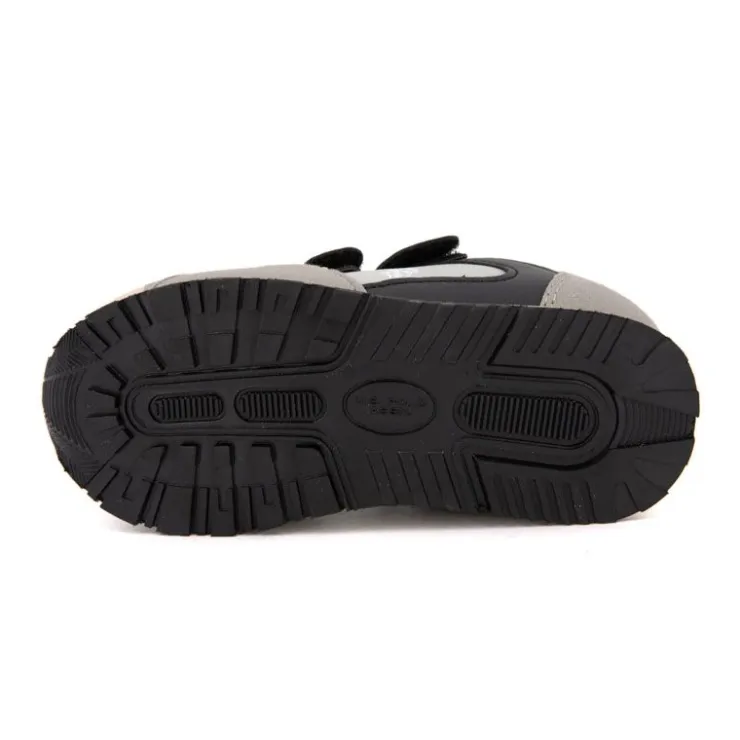 US POLO Baskets avec scratch imprimé logo Enfant GRIS Sale