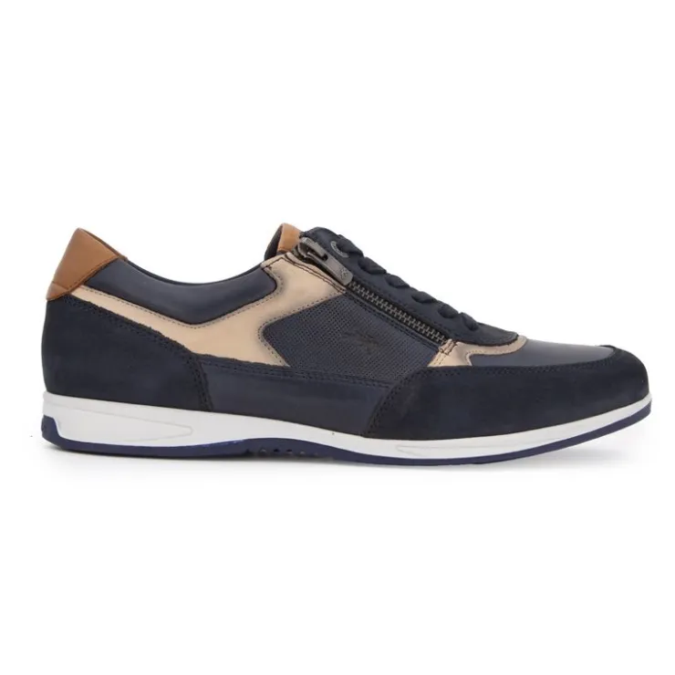 FLUCHOS Baskets avec zip delbuck oceano daniel Homme BLEU FONCE Sale