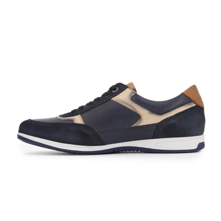 FLUCHOS Baskets avec zip delbuck oceano daniel Homme BLEU FONCE Sale