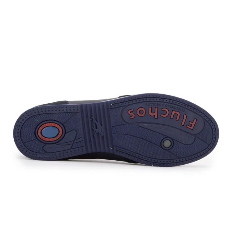 FLUCHOS Baskets avec zip delbuck oceano daniel Homme BLEU FONCE Sale