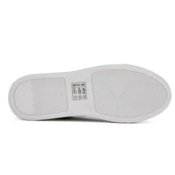 LES TROPEZIENNES PAR M.BELARBI Baskets basses cuir lisse Linda blanc Femme NOIR New