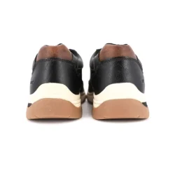 ROMIKA Baskets basses en tissu semelle blanche Homme NOIR Hot