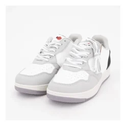 LEE COOPER Baskets basses semelle épaisse lacets avec vagues Enfant GRIS Best