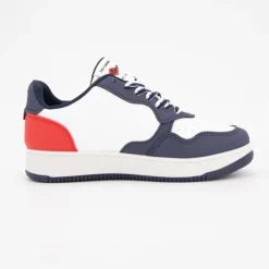 LEE COOPER Baskets basses semelle épaisse lacets avec vagues Enfant BLEU FONCE Discount