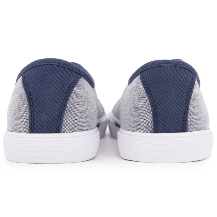 PEPE JEANS Baskets basses toile brady à lacets Homme BLEU Clearance