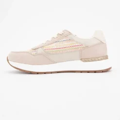 ROMIKA Baskets s à lacets effet tissé avec zip Femme BEIGE Discount