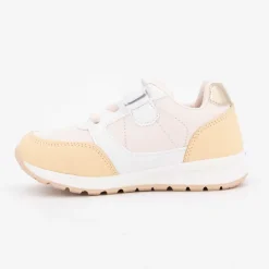 LOTTO Baskets bi colore avec scratch semelle blanche beige Verone Enfant ROSE CLAIR Clearance