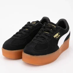 PUMA Baskets black palermo elevata semelle gomme Femme NOIR Clearance