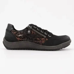 ROMIKA Baskets black zippée imprimé fleurs Femme NOIR Online