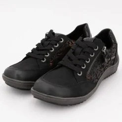 ROMIKA Baskets black zippée imprimé fleurs Femme NOIR Online
