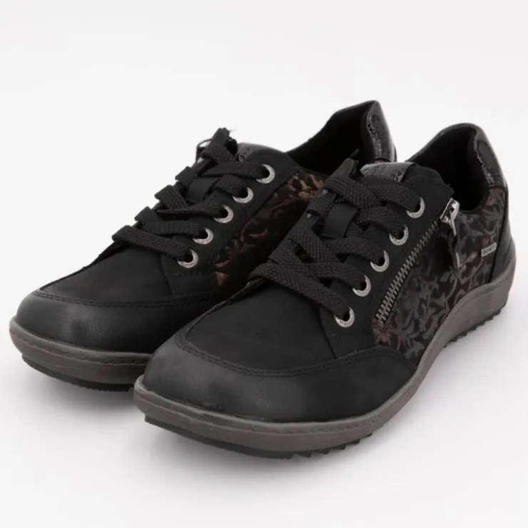 ROMIKA Baskets black zippée imprimé fleurs Femme NOIR Online