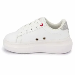 US POLO Baskets argent helis 004k Enfant BLANC Online