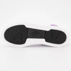 US POLO Baskets blanches basses avec lacets Femme VIOLET Outlet
