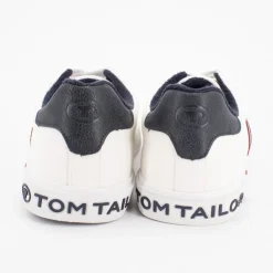 TOM TAILOR Baskets hes en tissu semelle he Homme BLANC Clearance