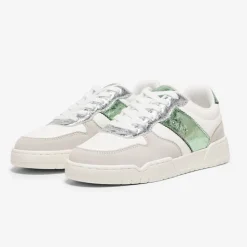 ONLY Baskets blanches Swift argenté brillant Femme VERT Outlet