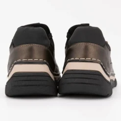 ROMIKA Baskets à lacets avec zip semelle design Femme BRONZE Hot