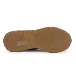 KEYS Baskets cuir compensées semelle contrastée Femme MARRON CLAIR Sale