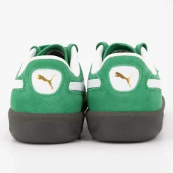 PUMA Baskets cuir daim à lacets palermo junior Enfant VERT Best