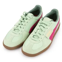 PUMA Baskets cuir Palermo Mixte VERT CLAIR Clearance