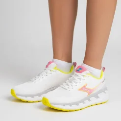 ETONIC Baskets de sport fluo semelle épaisse Femme BLANC Outlet