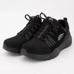 SKECHERS Baskets de sport e en toile à lacets Homme NOIR Best