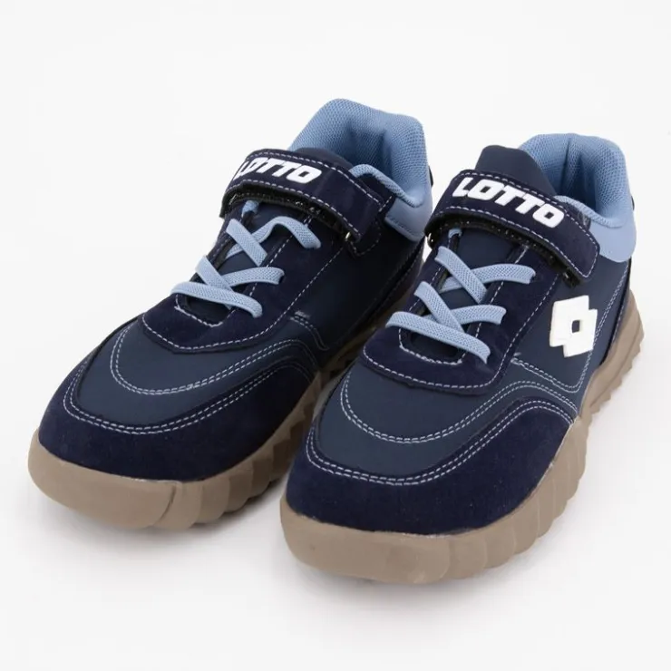 LOTTO Baskets de ville Palerme semelle crantée Enfant BLEU FONCE Online