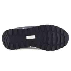 TOM TAILOR Baskets effet daim avec zips semelle blanche Homme BLEU FONCE Sale