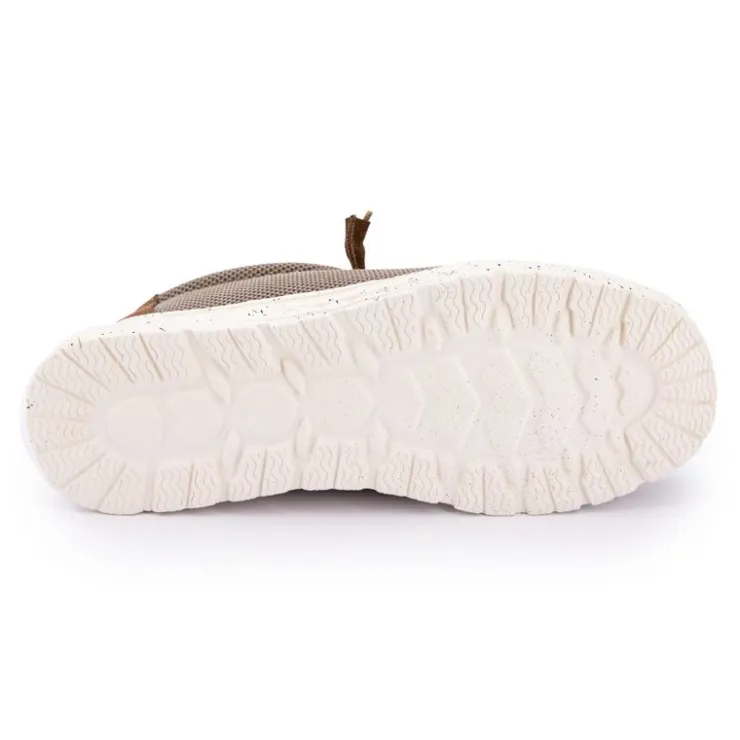 NEW ONE Baskets en toile Homme MARRON Best