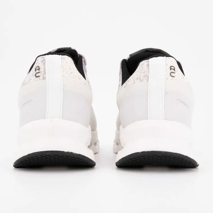 AMERICAN COLLEGE Baskets en toile imprimé avec lacets Femme BLANC ECRU