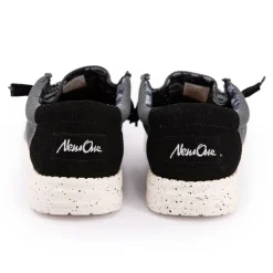 NEW ONE Baskets en toile noir et beige Homme GRIS FONCE Best