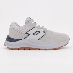 LOTTO Baskets en toile twenty à lacets Homme GRIS New