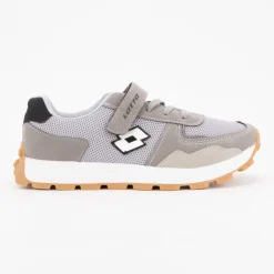 LOTTO Baskets grey capri avec scratch semelle en gomme Enfant GRIS