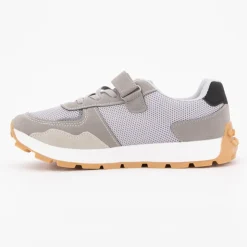 LOTTO Baskets grey capri avec scratch semelle en gomme Enfant GRIS