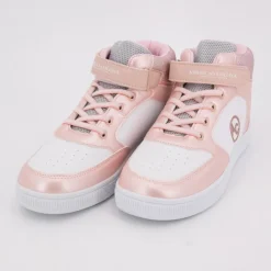 AMERICAN COLLEGE Baskets hautes à paillettes avec scratch Enfant ROSE Outlet