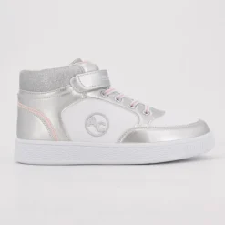 AMERICAN COLLEGE Baskets hautes à paillettes avec scratch Enfant ARGENT Outlet