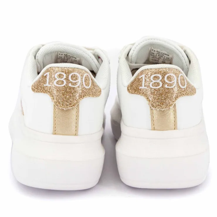 US POLO Baskets helis 004k Enfant OR Discount