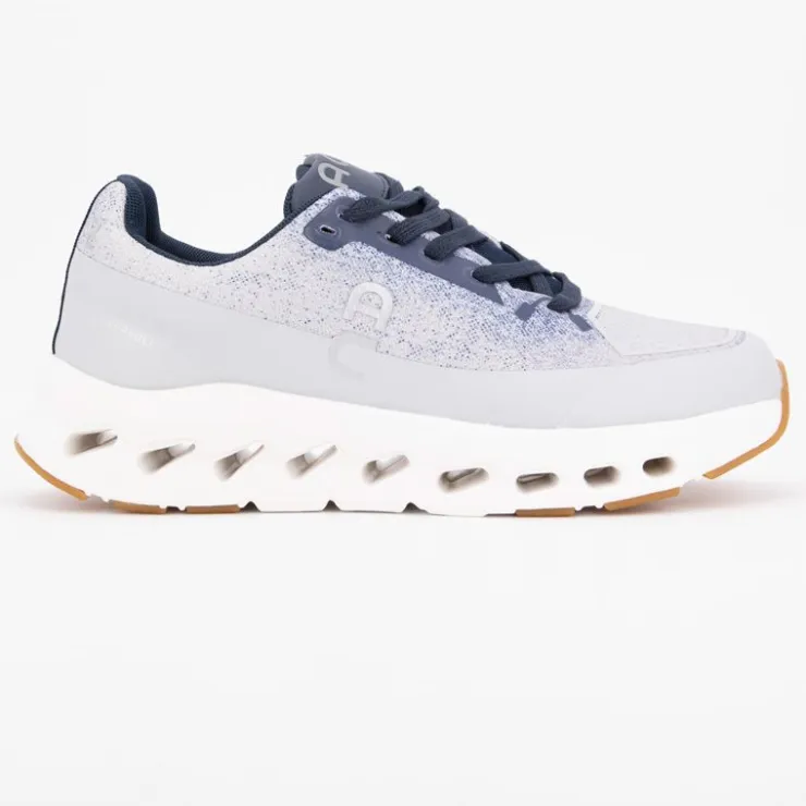 AMERICAN COLLEGE Baskets imprimé avec lacets colorés semelle design Homme GRIS CLAIR Hot