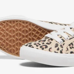 ONLY Baskets imprimé léopard nicola cream coton Femme BEIGE Outlet