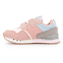 PEPE JEANS Baskets london class à scratch Enfant ROSE CLAIR New