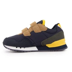 PEPE JEANS Baskets london class à scratch Enfant BLEU FONCE Hot