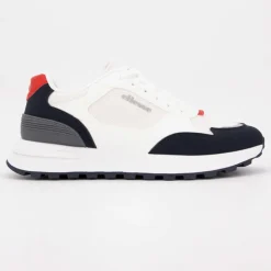 ELLESSE Baskets monochrome dégradé à lacets semelle épaisse Homme BLANC Clearance
