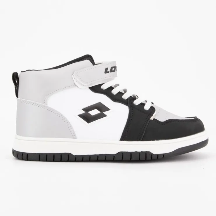 LOTTO Baskets montantes avec scratch et lacets Enfant GRIS Sale