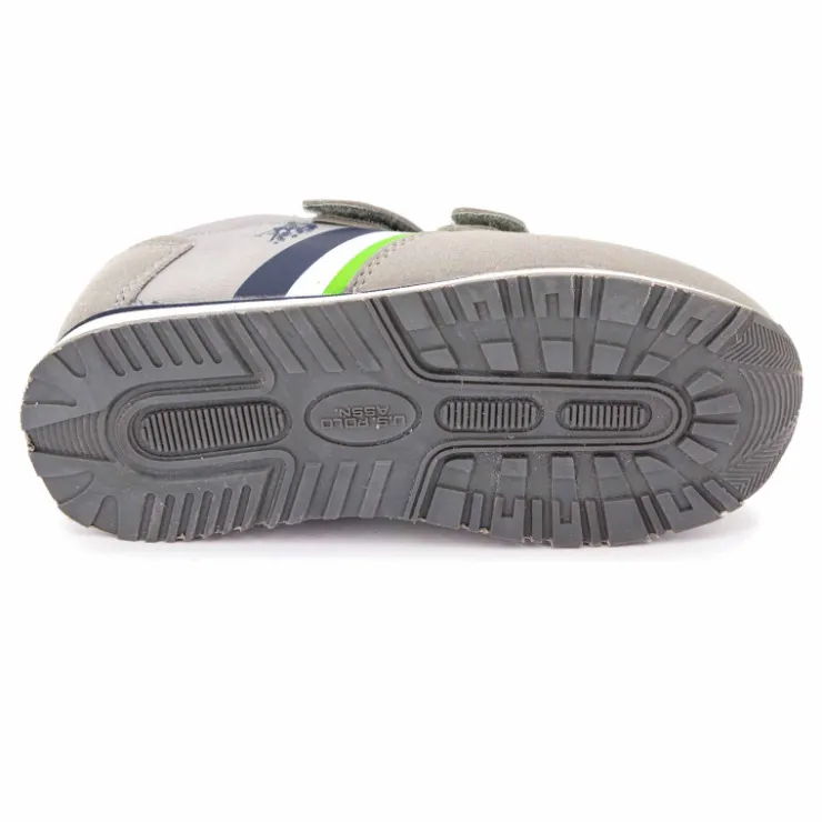 US POLO Baskets nobil Enfant GRIS Best