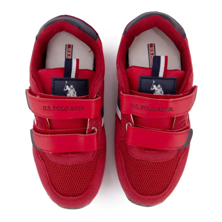 US POLO Baskets nobil Enfant ROUGE Best